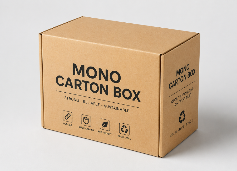 Mono carton packaging boxes